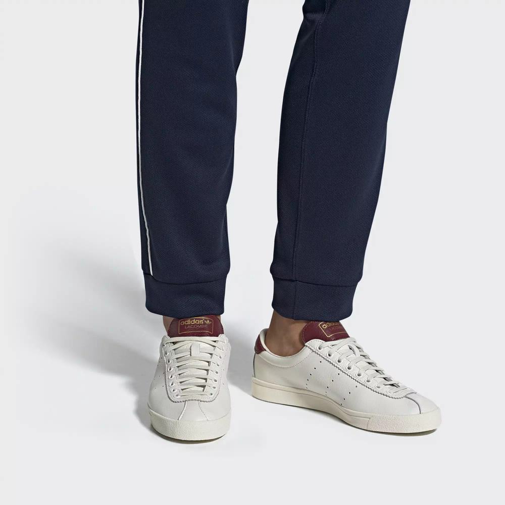Adidas Lacombe Tenis Blancos Para Hombre (MX-58791)